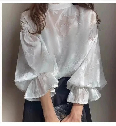 Talía | Blusa de Manga Larga con Estampado Floral