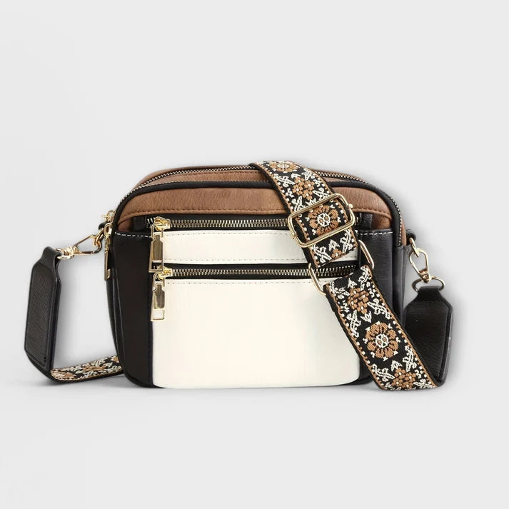 Elain - Bolso bandolera vegano de piel sintética