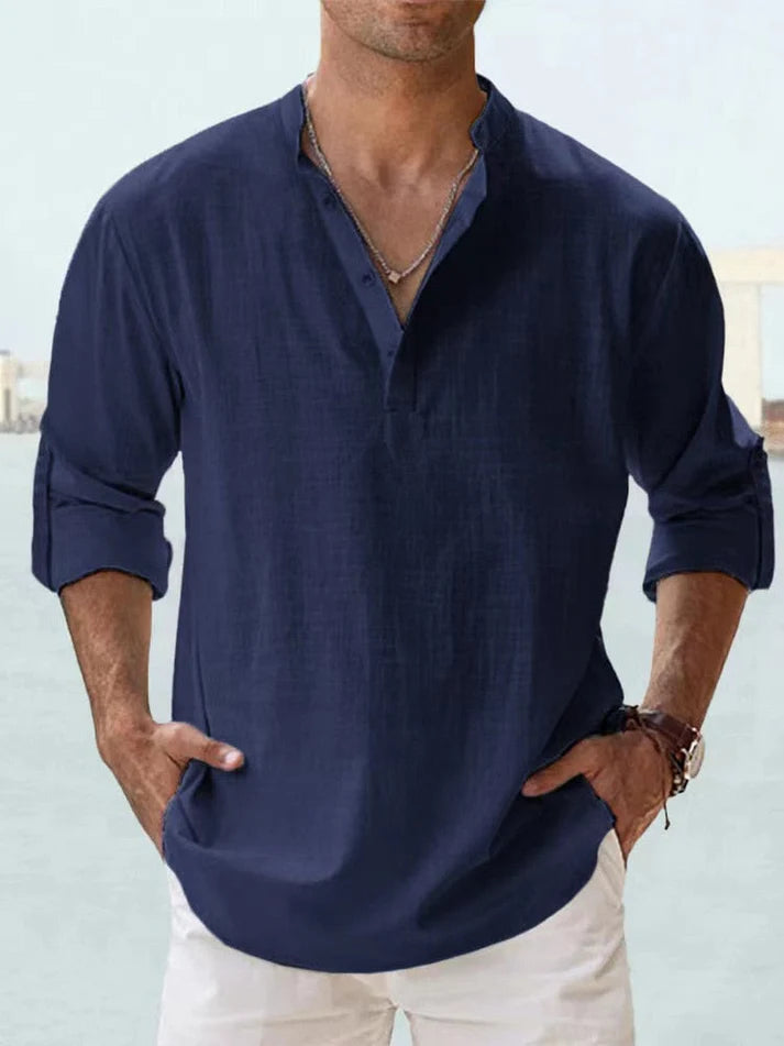 Camisa Transpirable de Lino