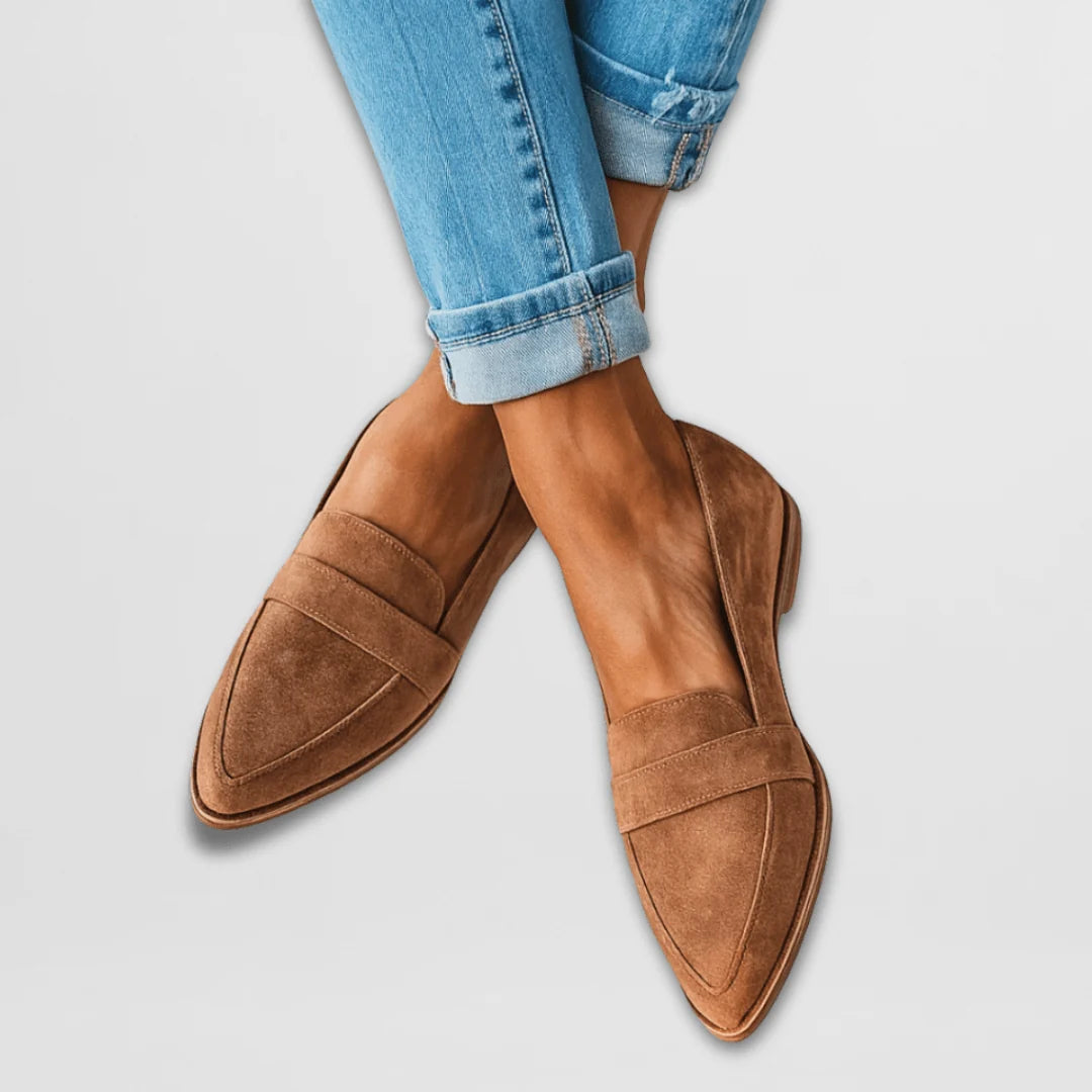 Helen · Mocasines de ante suave