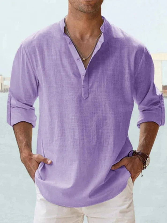 Camisa Transpirable de Lino